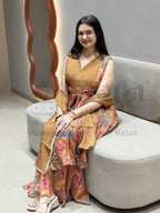 Golden Bloom Kurta Set Shagun Dresses
