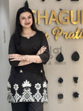 Noir Lotus Kurti Set Shagun Dresses