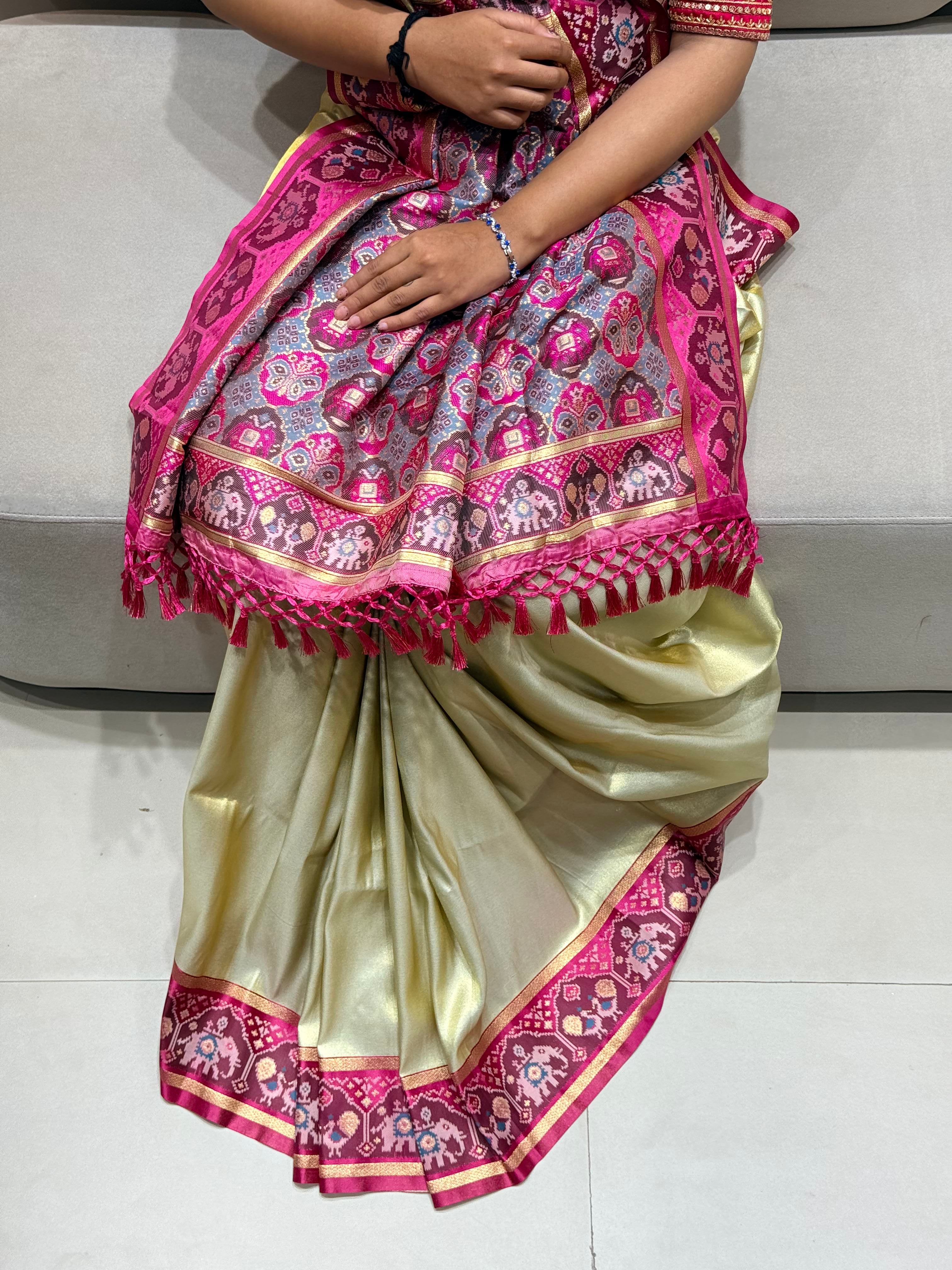 Pista Patola Charm Shagun Dresses
