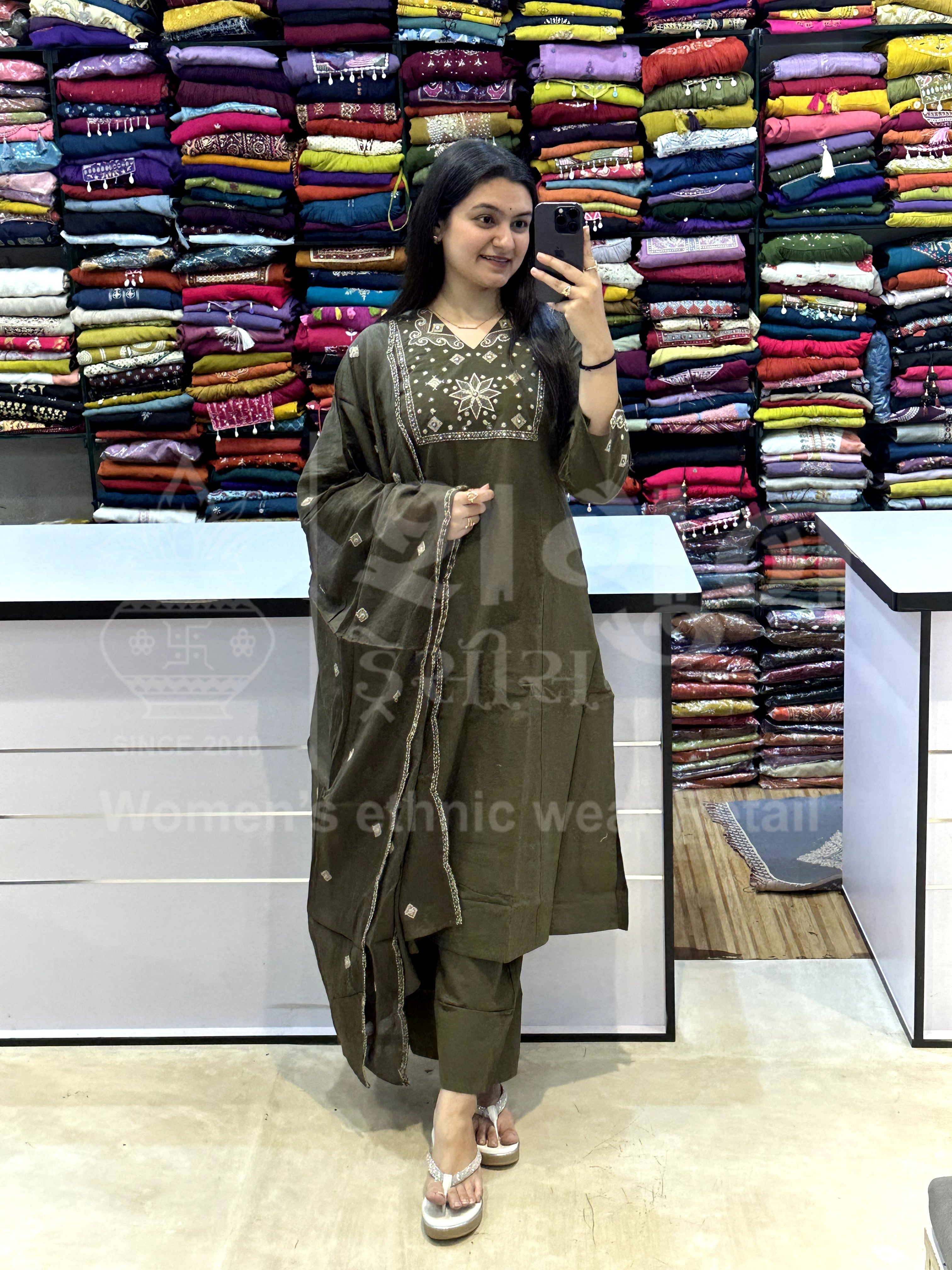 Stitched Bloom Cotton Set