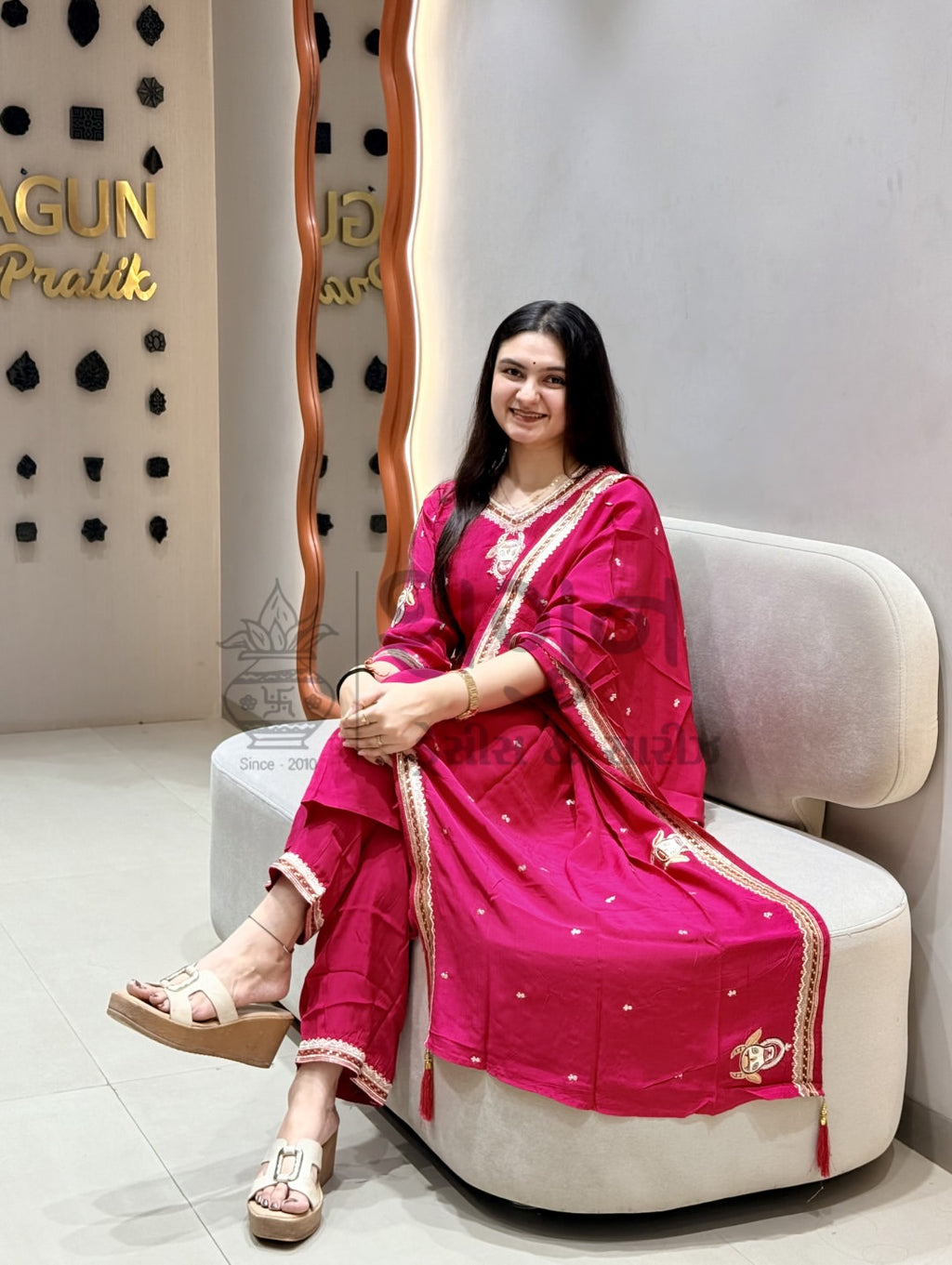 Rani Pichhwai Elegance Shagun Dresses